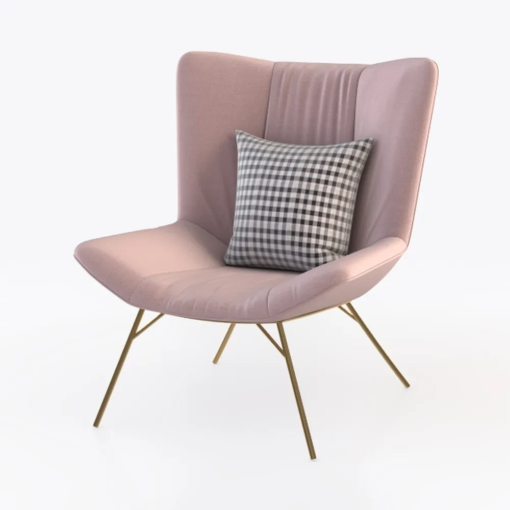 Garden Rocking Chair with Ottoman, Fabric Upholste