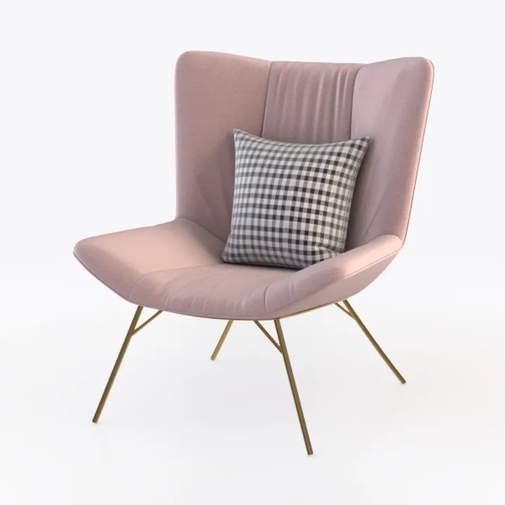 Garden Rocking Chair with Ottoman, Fabric Upholste