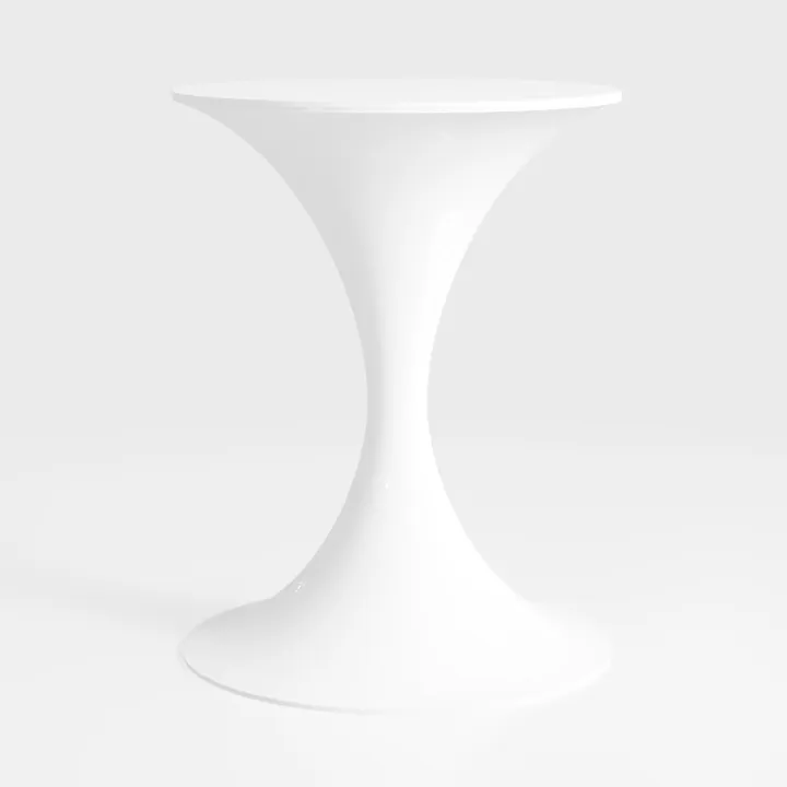 Wolkemer 4PCS 24x43 Inch Silver Round Cocktail