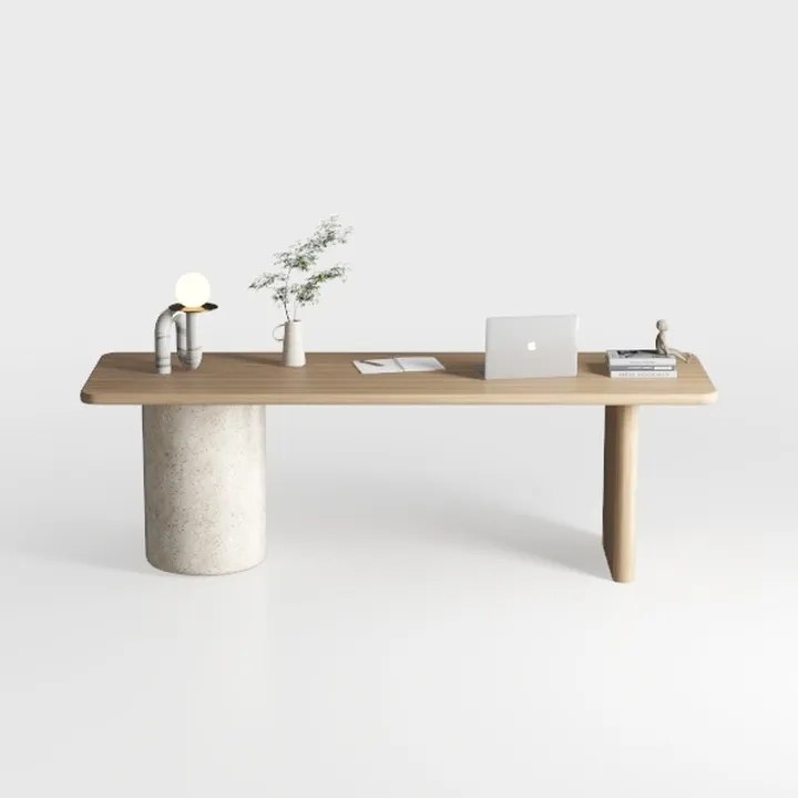 LITTLE TREE 62-Inch Home Office Computer Desk, Lar