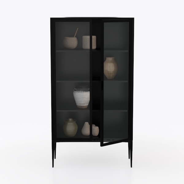 75.2”H Metal Kitchen Pantry Storage Cabinet