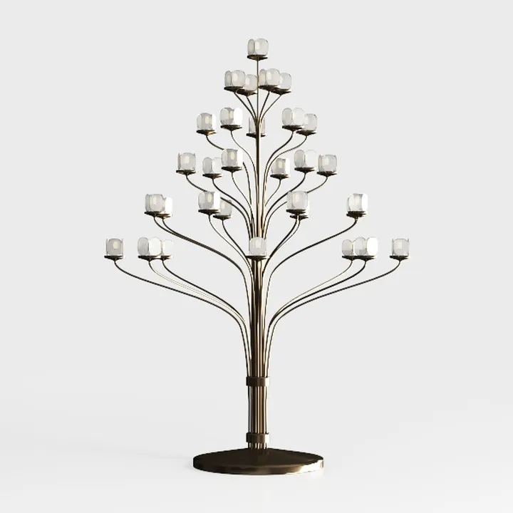 JONATHAN Y JYL9050A Clara 20.5" Crystal Flower