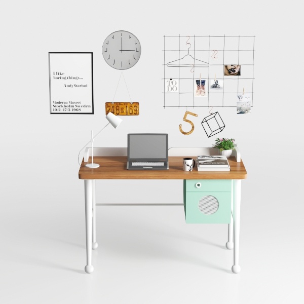 Generico Pannelli forati in Metallo - Libreria salvaspazio per scrivania e Piano di Lavoro, espositore Industriale per scrivania per Computer, scaffalatura Estensibile Multifunzionale