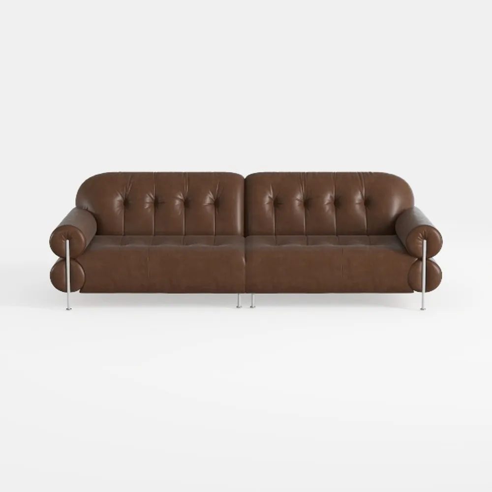 CHERS 83.3" Mid Century Modern Sofa, Luxury French