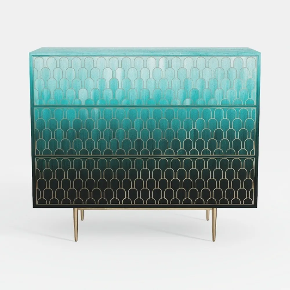 ARTPOWER Accent Cabinet with 2 Doors, Vintage