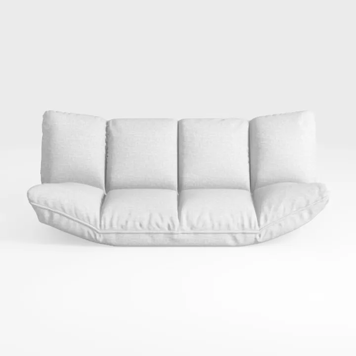 Eafurn 5-Seater Boucle Upholstered Curved Sectiona