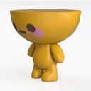 side table-Weird but Cute Left 45 Degree View