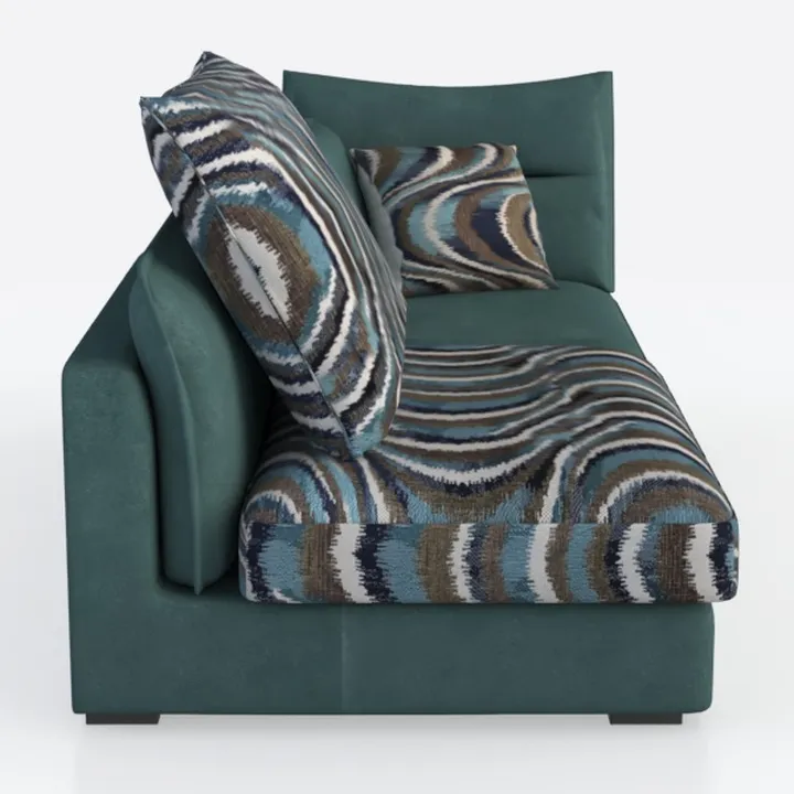 Morden Fort Corduroy 1PC Armless Chair for Oversiz