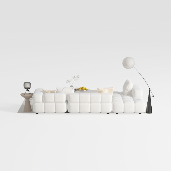 Power Recliner Sofa Set with LED, Living Room