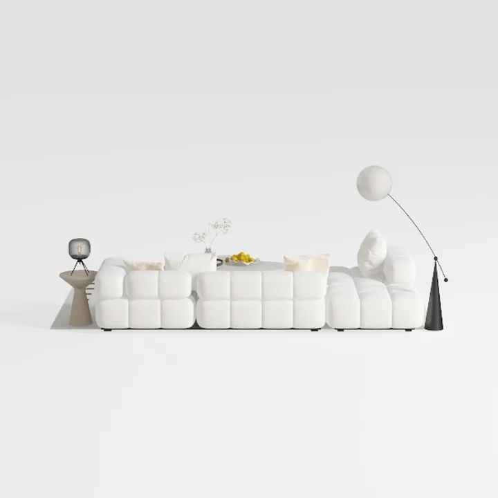 Power Recliner Sofa Set with LED, Living Room