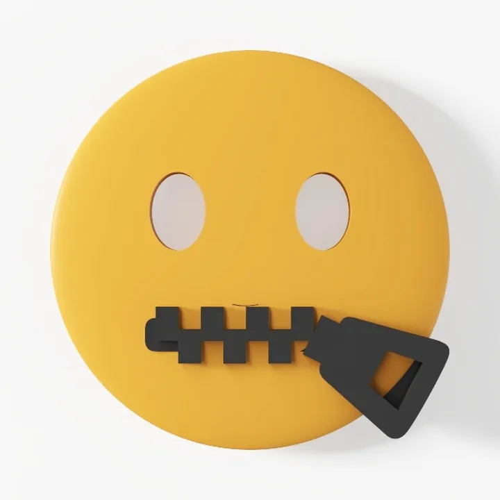 ZIPPER-MOUTH FACE-Emoji