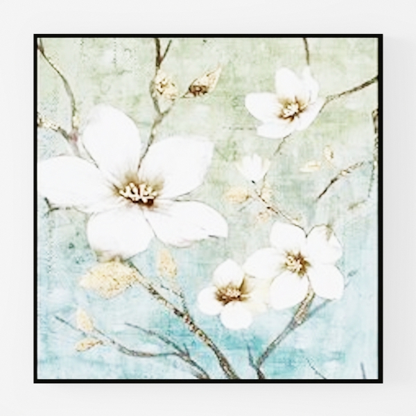 Bathroom Floral Wall Art Farmhouse Bathroom Wall