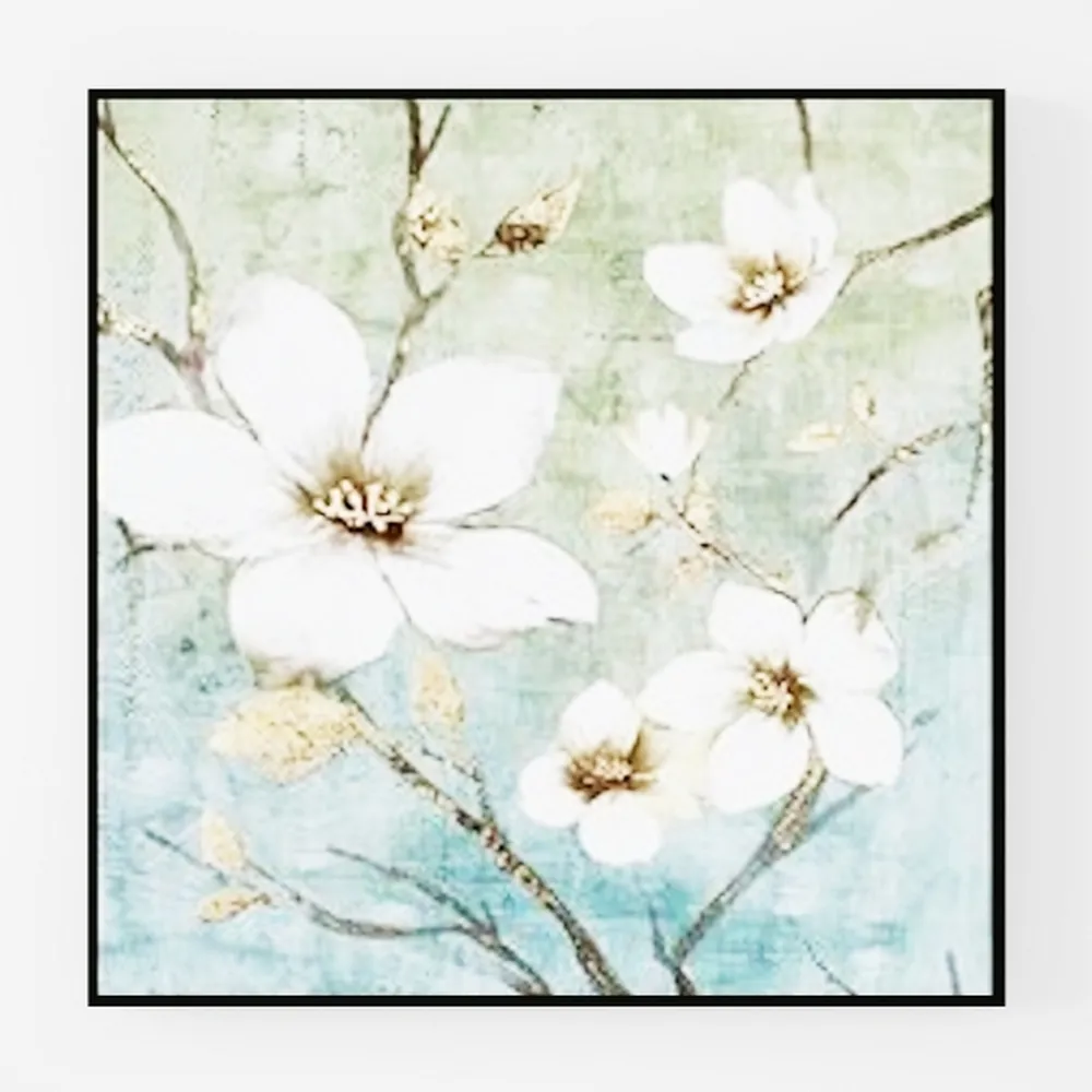 Bathroom Floral Wall Art Farmhouse Bathroom Wall