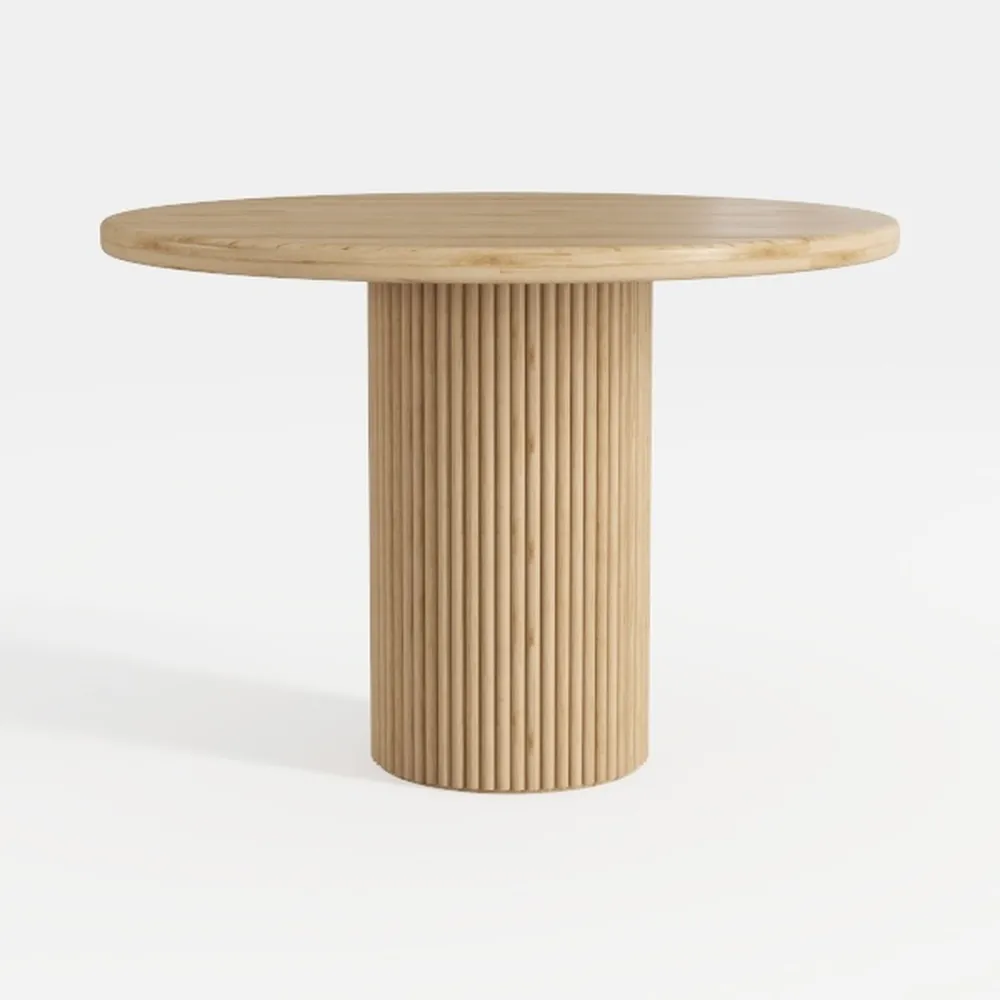 Tribesigns 47" Round Dining Table for 4, Farmhouse