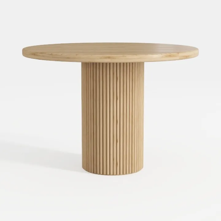 Tribesigns 47" Round Dining Table for 4, Farmhouse