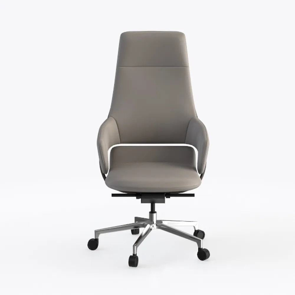 Executive Office Chair, Genuine Leather Computer C