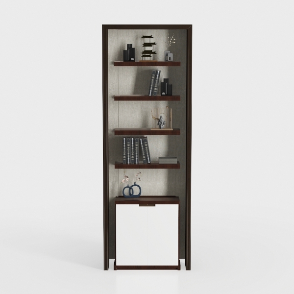 Palace Imports Solid Wood Bookcase - 6-Tier Floor