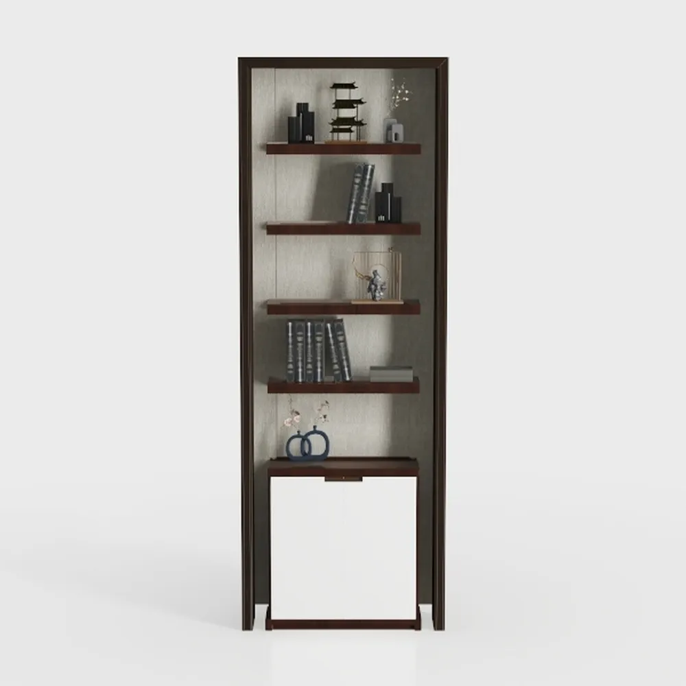 Palace Imports Solid Wood Bookcase - 6-Tier Floor