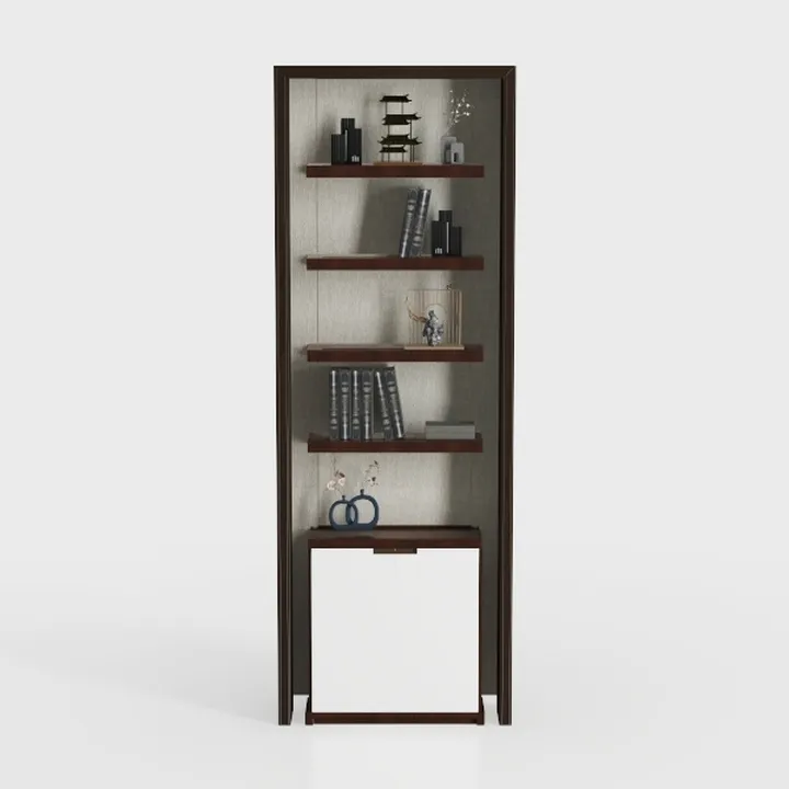 Palace Imports Solid Wood Bookcase - 6-Tier Floor