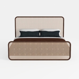 Hillsdale Sausalito Transitional Wood King Bed wit