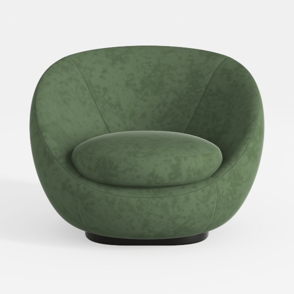 Fabric Accent Chair, Upholstered Armchair with