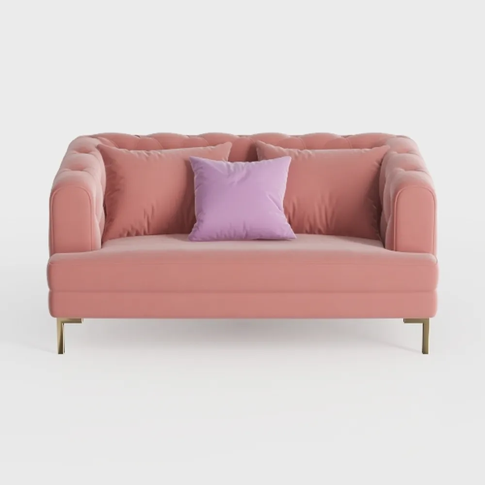 Modway Exalt Sofas, Dusty Rose