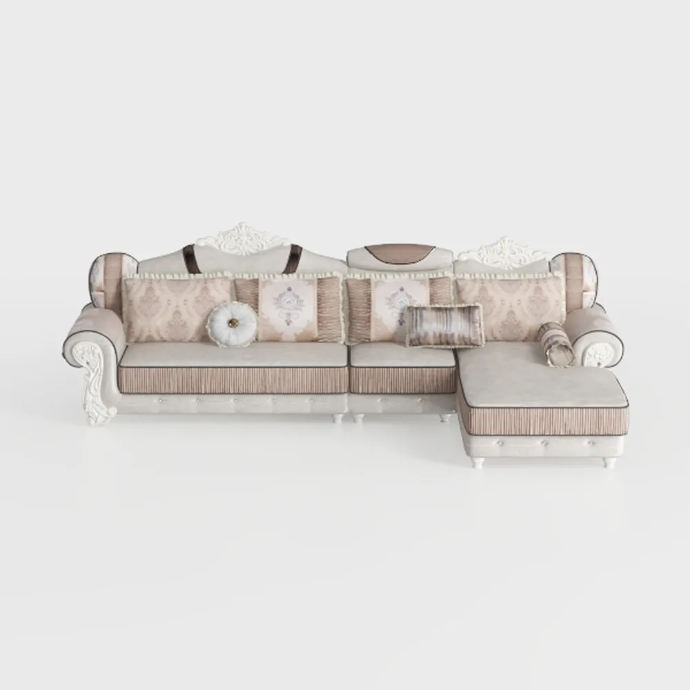 5 Piece Living Room Set, Upholstered Couch