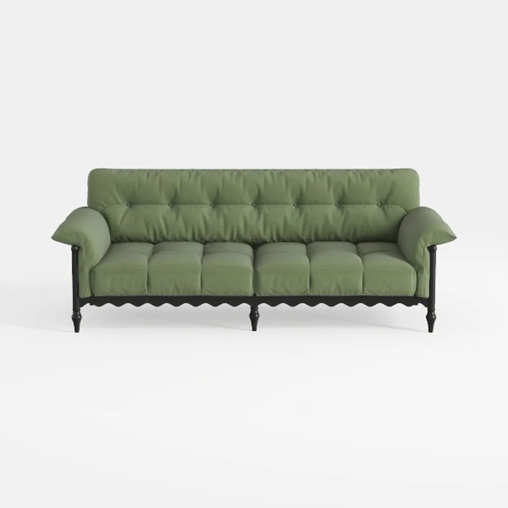 Joyside Outdoor Patio Couch Wicker Sofa - 3 Seater