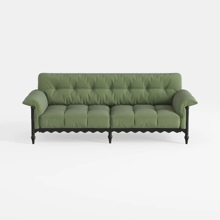 Joyside Outdoor Patio Couch Wicker Sofa - 3 Seater