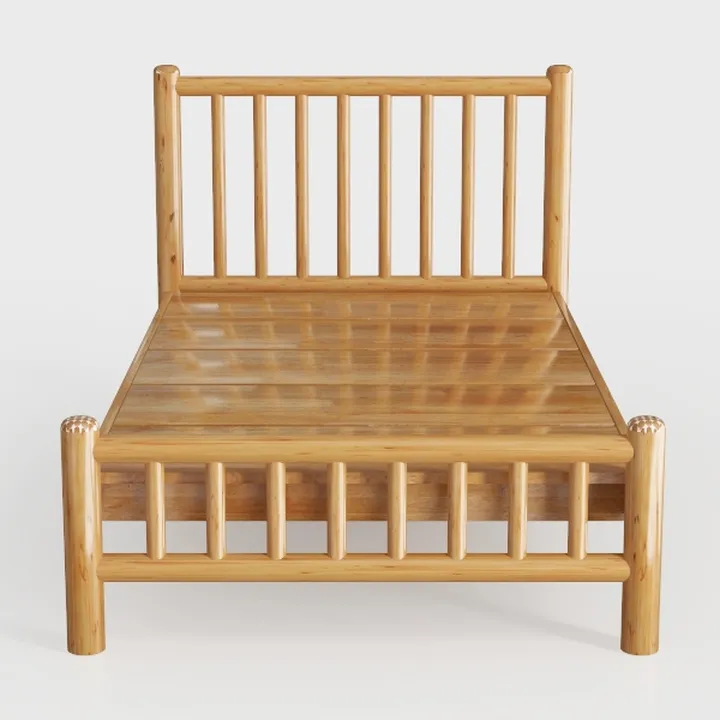 Furniture Barn USA Red Cedar Log King Platform Bed