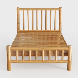 Furniture Barn USA Red Cedar Log King Platform Bed