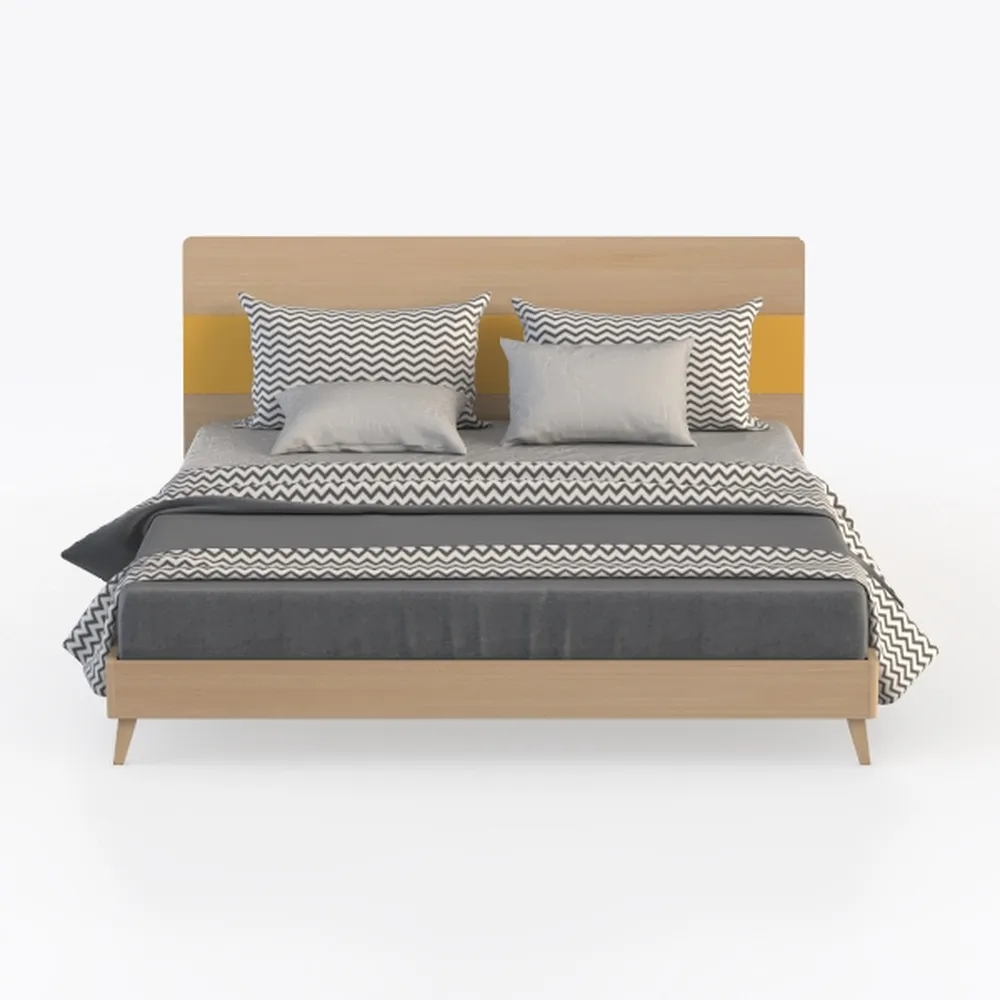 Baxton Studio Jaiana Tufted Platform Bed, Queen, G