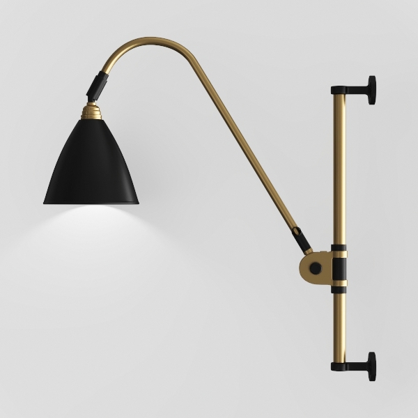 Industrial Style Wall Lamp - Black Copper