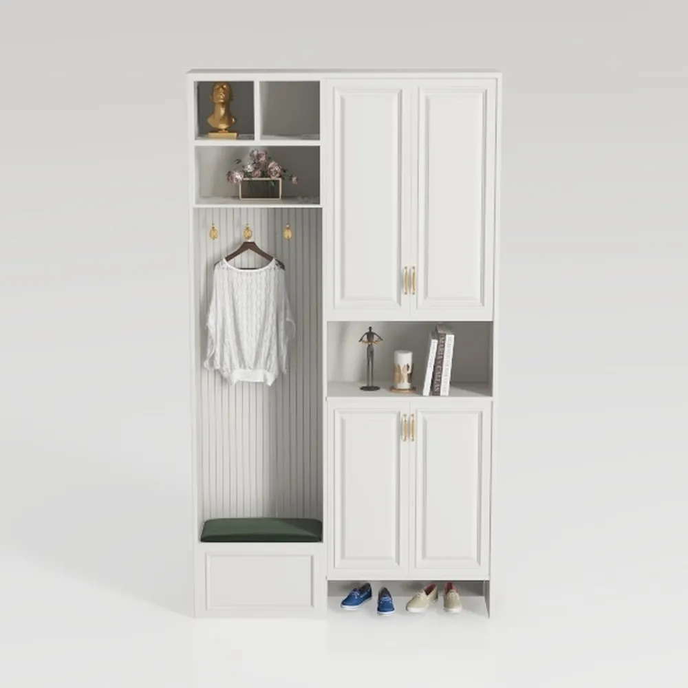 JOYSOURCE Kitchen Hutch Cabinet with Storage 25 W