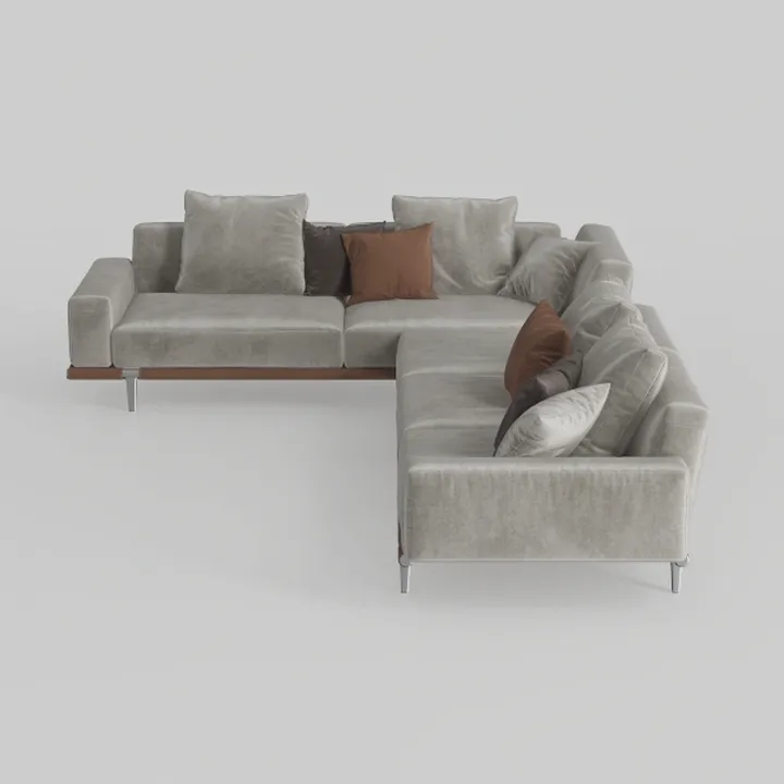 Legend Vansen Velvet Sofa sectional for Living Roo