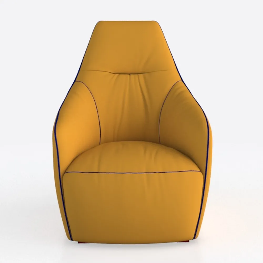 AFANLAX 37" 360° Swivel Sofa, Upholstered Accent B