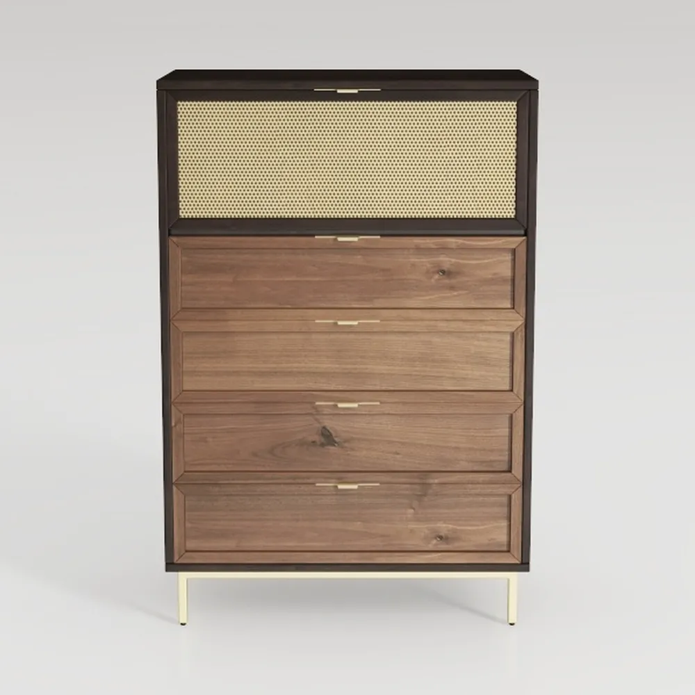 Natural Finish Nightstand for Cozy Bedroom Charm