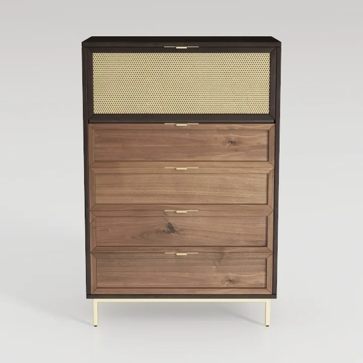 Natural Finish Nightstand for Cozy Bedroom Charm