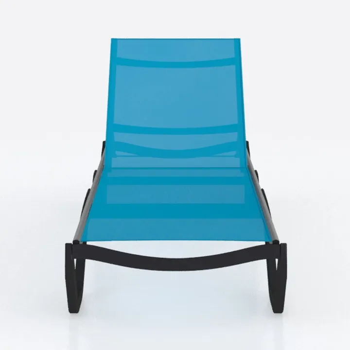 Folding Chaise Lounge Chair Bed - Heavy-Duty 