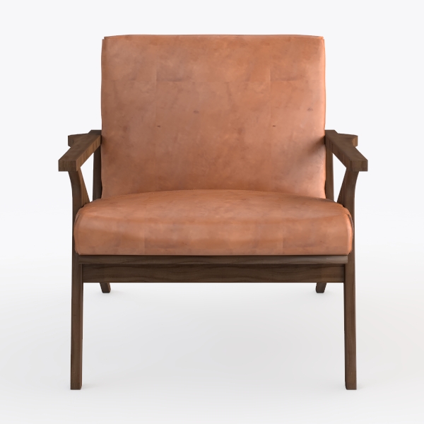 Rovibek Upholstered Accent Chair with Arms - Mid