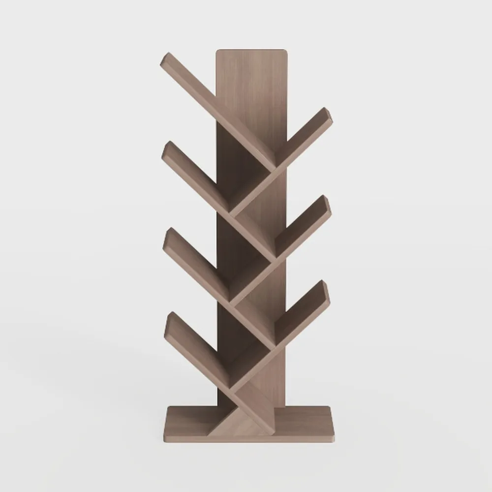 Double Sided Rotating Tree Bookshelf - 7-Tier