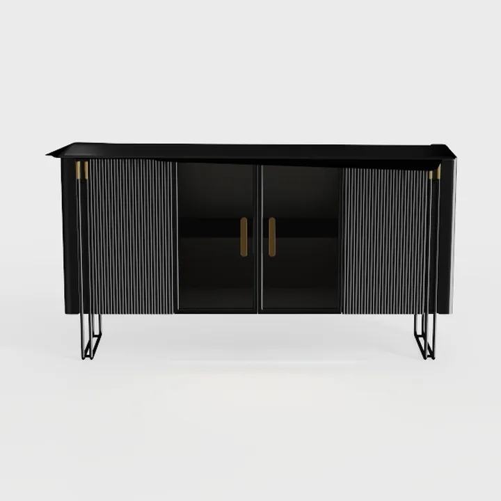 Okvnbjk Black TV Stand for 65 Inch TV, TV