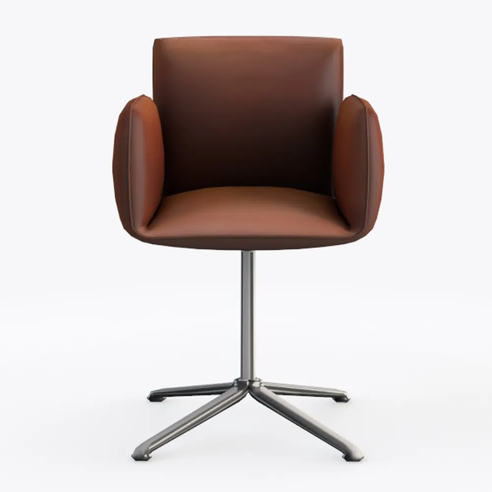 Furniture of America Altha Modern Swivel Base Faux