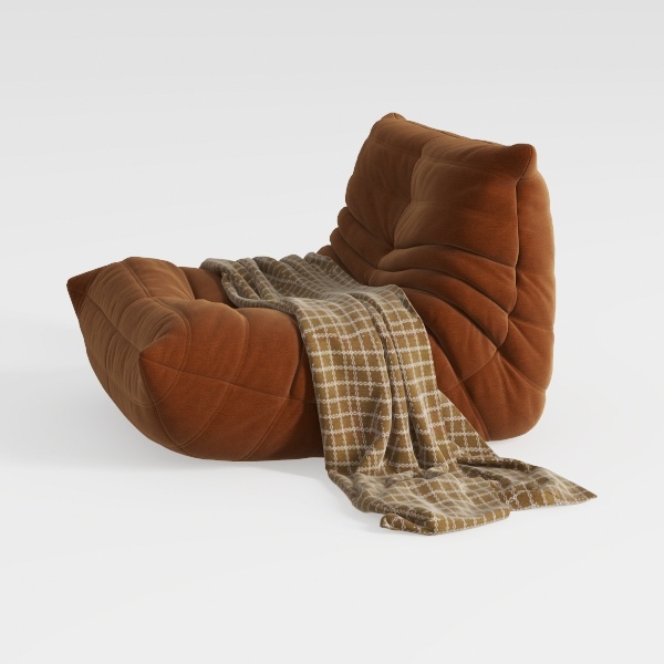 PEKJI Home Lazy Sofa Bean Bag Chair with Filling