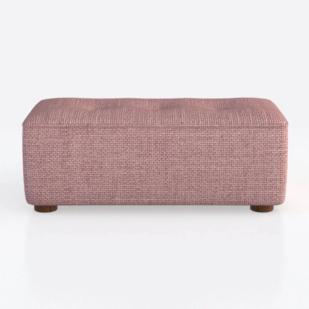 Fairwind 42 in. Armless Chenille Square Modular Ot