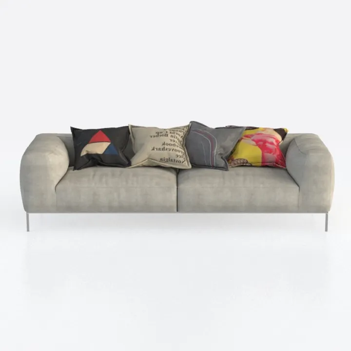 Manhattan Comfort Verandah 112” Chenille Sofa with
