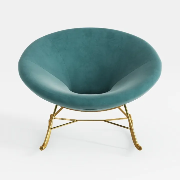 Flash Furniture Gwen Oversize Folding Saucer Chair