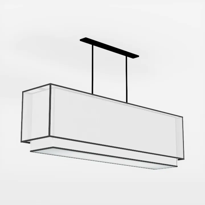 LMQNINE 3-Light Industrial Farmhouse Chandelier,