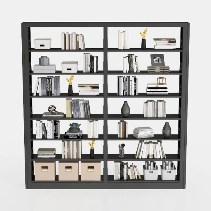 70.8" Tall Corner Bookshelf and Bookcases, 7 Tiers