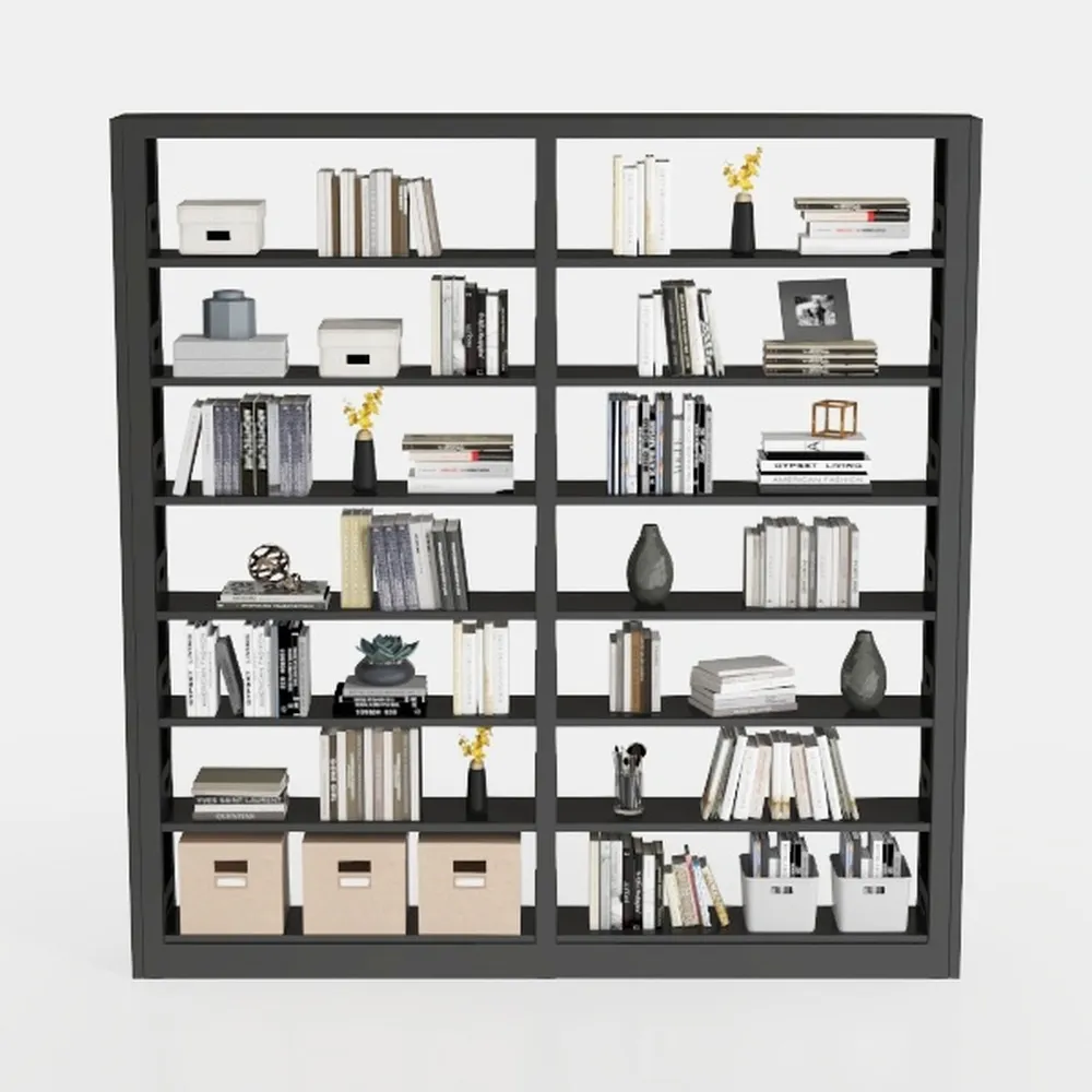 70.8" Tall Corner Bookshelf and Bookcases, 7 Tiers